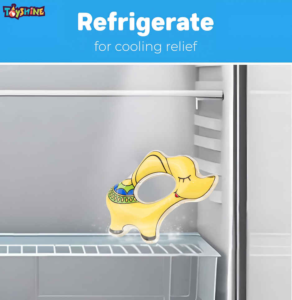 Toyshine Newborn Plastic Aquacool Water-Filled Baby Teether | Cools & Massages BAUe Gums | 4 Pack