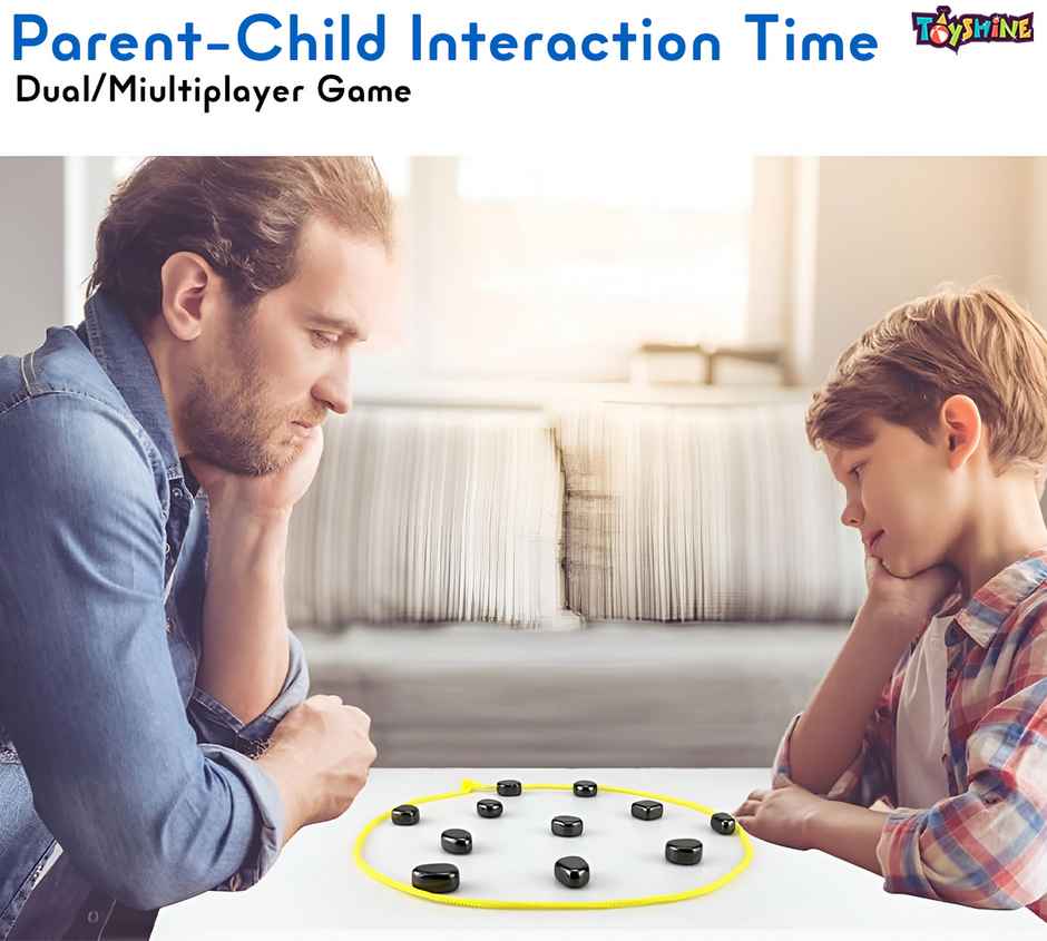 Toyshine Fun Magnetic Magna Bunch Table Top Game DIY Irregular Polished Magnets & Lanyard Set