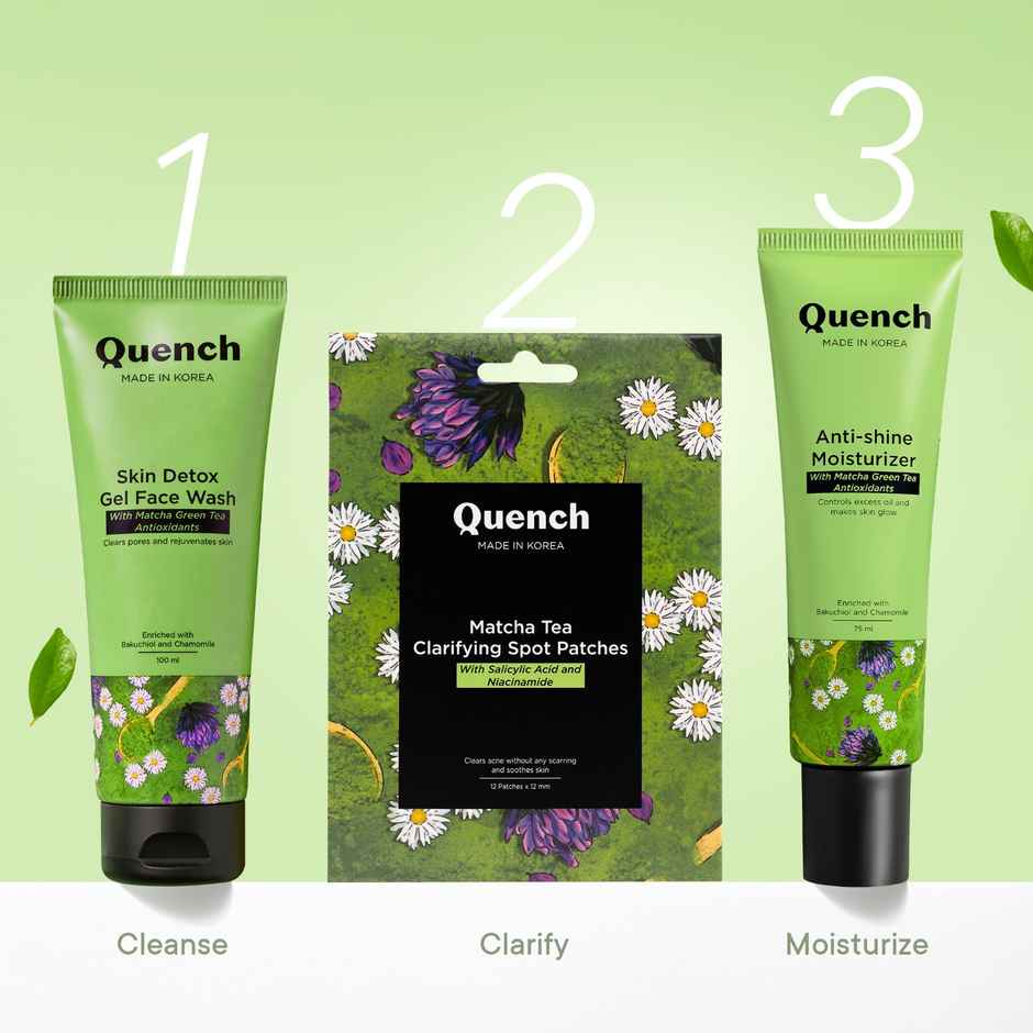 Quench Matcha Tea Clarifying Acne Patches