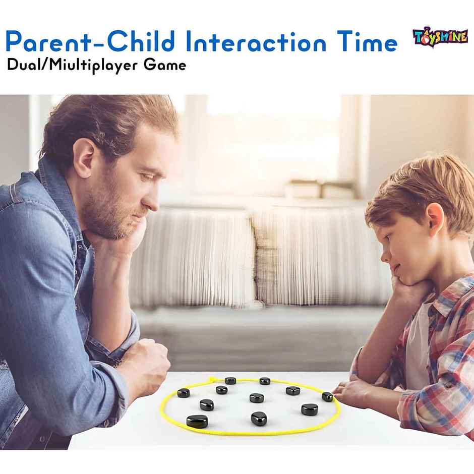 Toyshine Fun Magnetic Magna Bunch Table Top Game DIY Irregular Polished Magnets & Lanyard Set