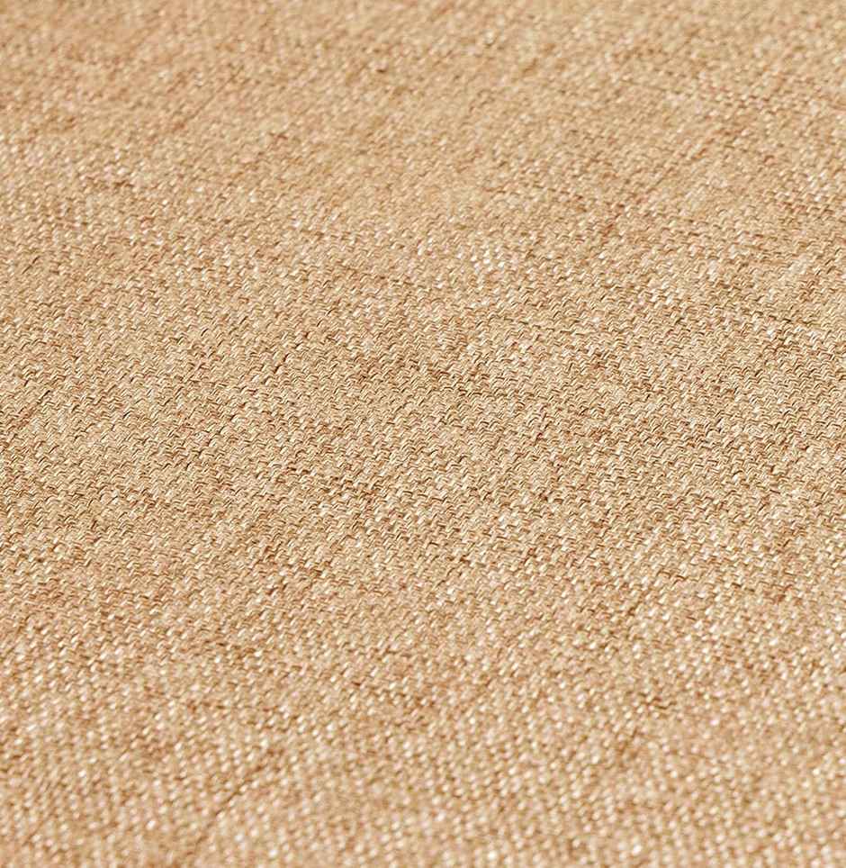 Lushomes Jute Dining Table Cover - 6 Seater | Beige | 50 x 75 inch | 4 x 6 ft