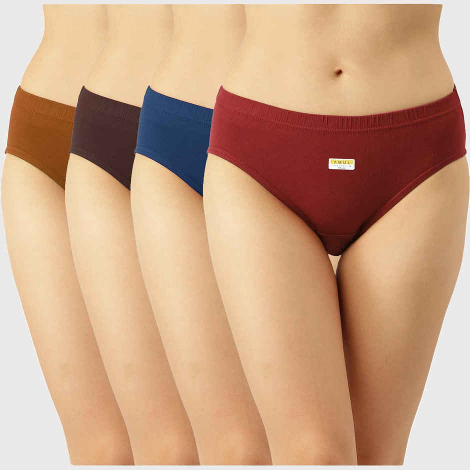 Amul Comfy Women's Hipster Panty | Multicolor - 85