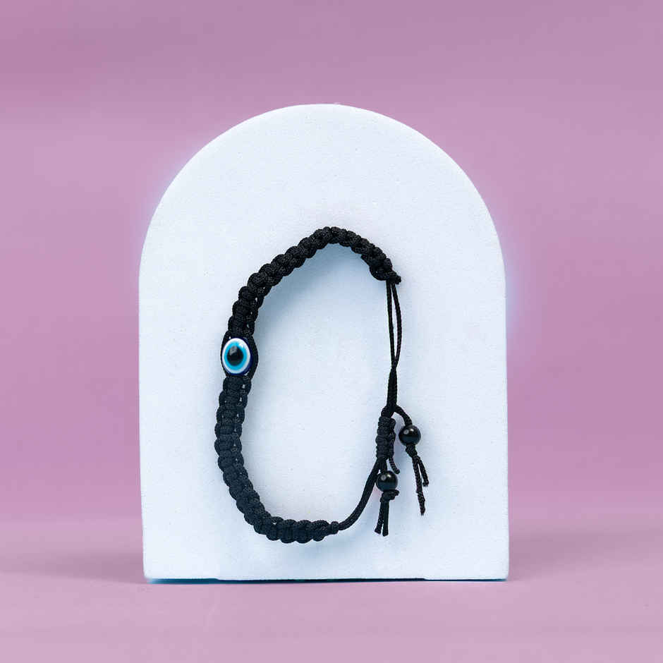 BANDHAN Evil Eye Guard - Adjustable Black Thread Protection Bracelet