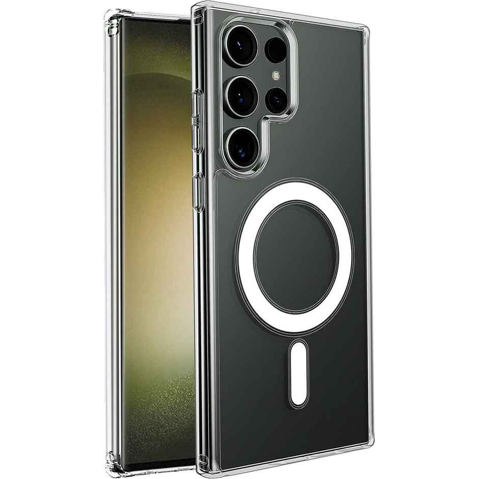 Artistque Case for Samsung Galaxy S24 Ultra 5g Back Cover - Transparent Clear Magsafe