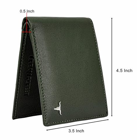 Urban Forest Men's George Leather Wallet | Green