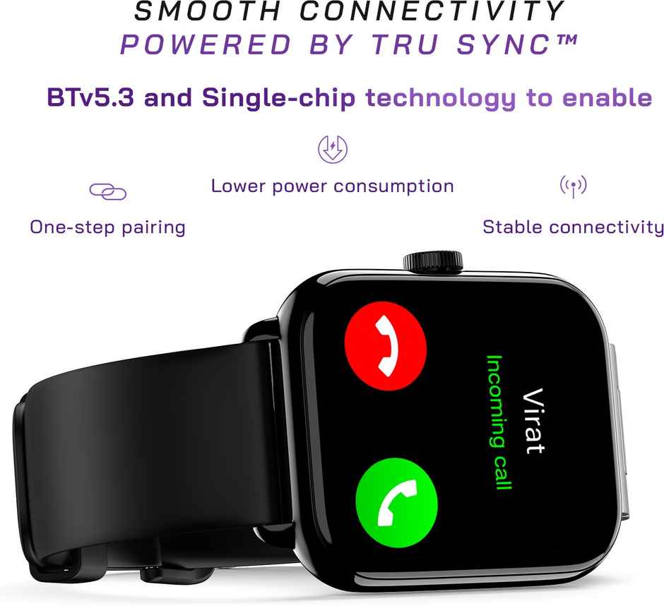 Noise ColorFit Icon 3 Plus Smartwatch | Jet Black