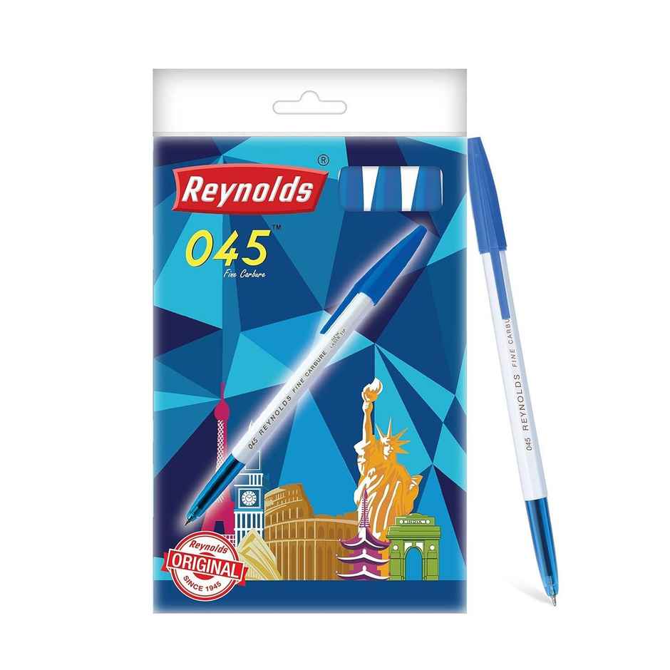 Reynolds 045 Ball Pen Set (10 Blue Pens)