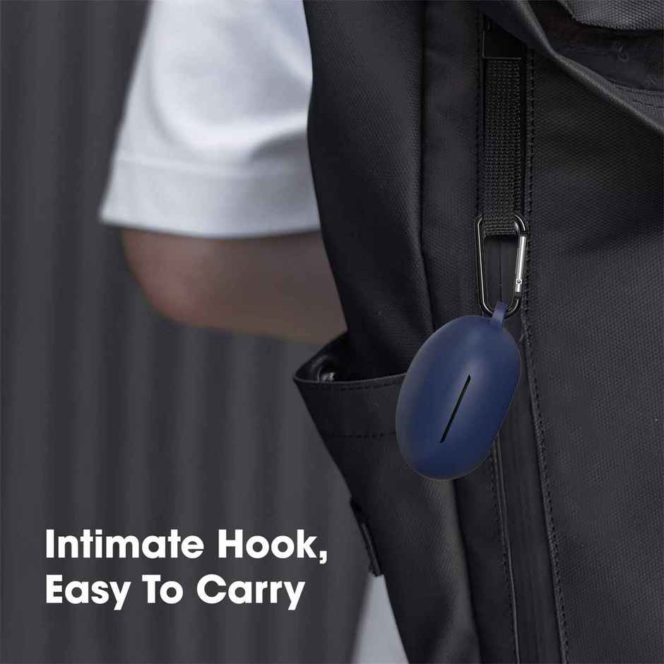 Sounce Portable Silicone Case Cover Scratch-Resistant for Boult Maverick | Water Resistant - Blue