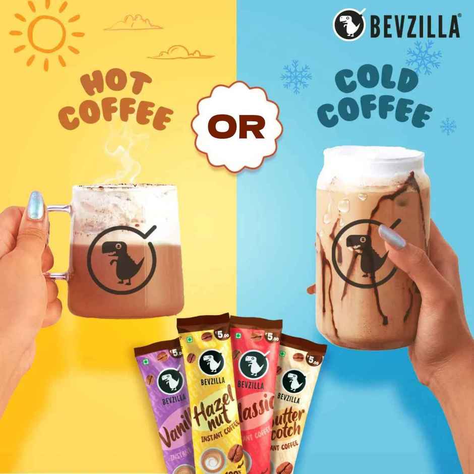 Bevzilla Assorted Flavoured Instant Coffee Powder Sachets
