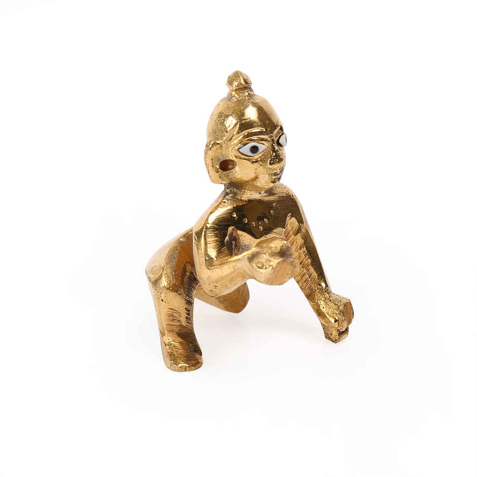 Laddoo Gopal Idol | Size 2 | 3.15 Inch | Pichai