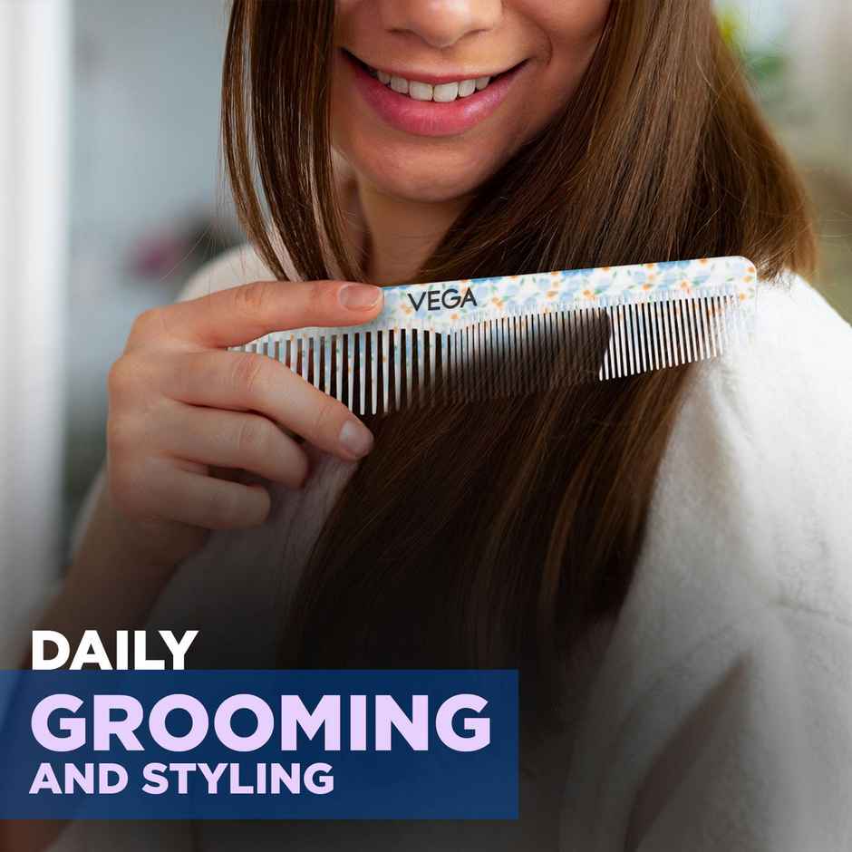 VEGA Tulip Grooming Hair Comb For Men And Women-Large | Dc-1279