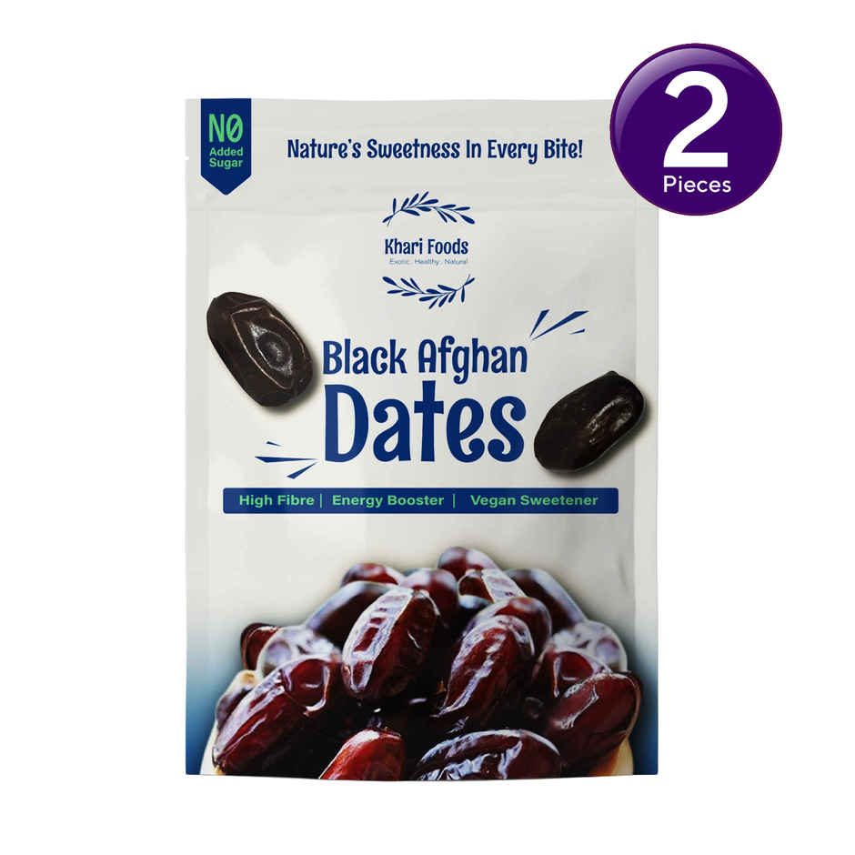 Khari Foods Black Afghan Dates / Khajur Combo 