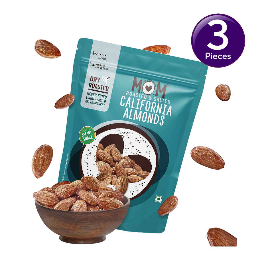 MOM Roasted & Salted California Almonds  Combo