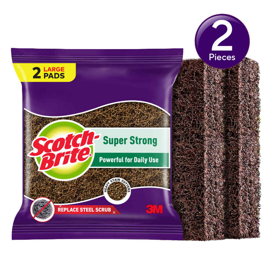 Scotch-Brite Super Strong Scrub - Pack of 2 Combo 