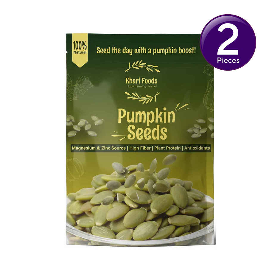 Khari Foods Premium Pumpkin Seeds | Immunity Booster, Fibre & Protein Rich | Seeds for Eating Combo 