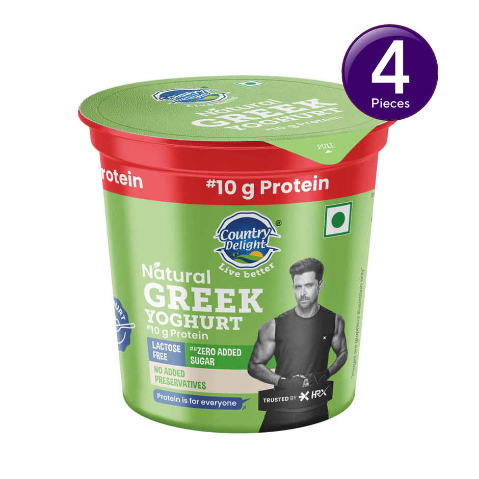 Country Delight 10g Protein Natural Greek Yogurt Combo    