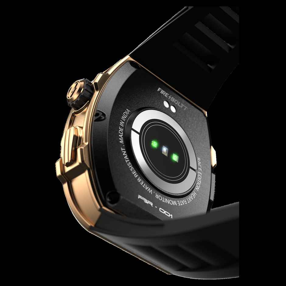 Fire-Boltt Ashphalt Smartwatch | 1.91" Display | BT Calling - Gold Black
