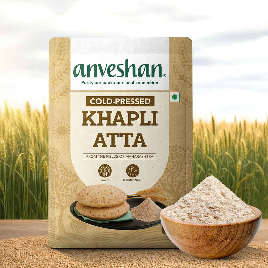 Anveshan Cold Pressed Khapli Atta