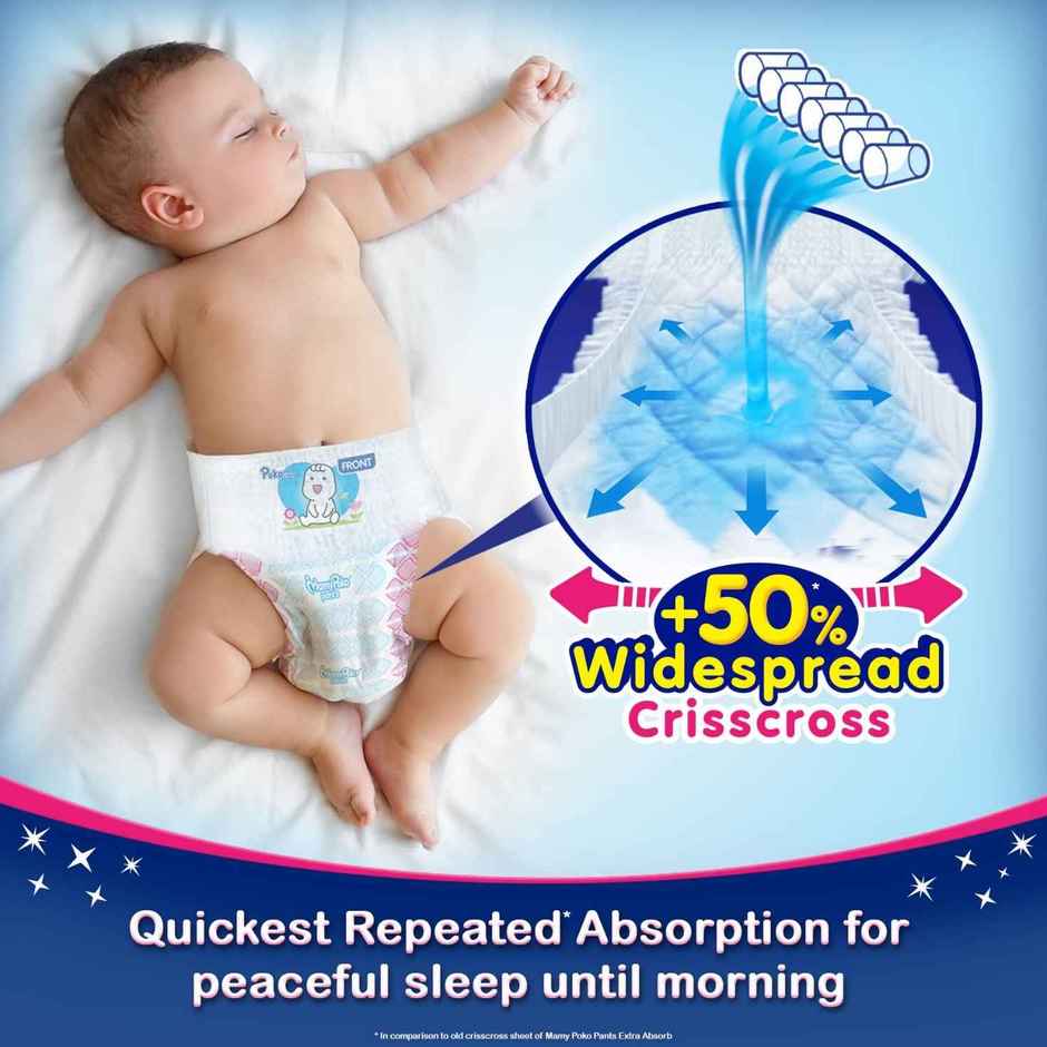 Mamypoko Extra Absorb Pant Style Diaper | 3XL | 18 pcs