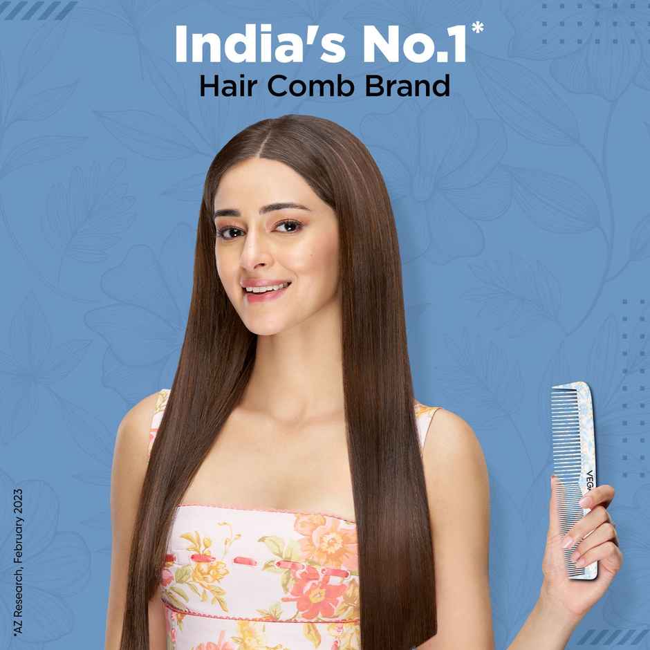 VEGA Tulip Grooming Hair Comb For Men And Women-Large | Dc-1279