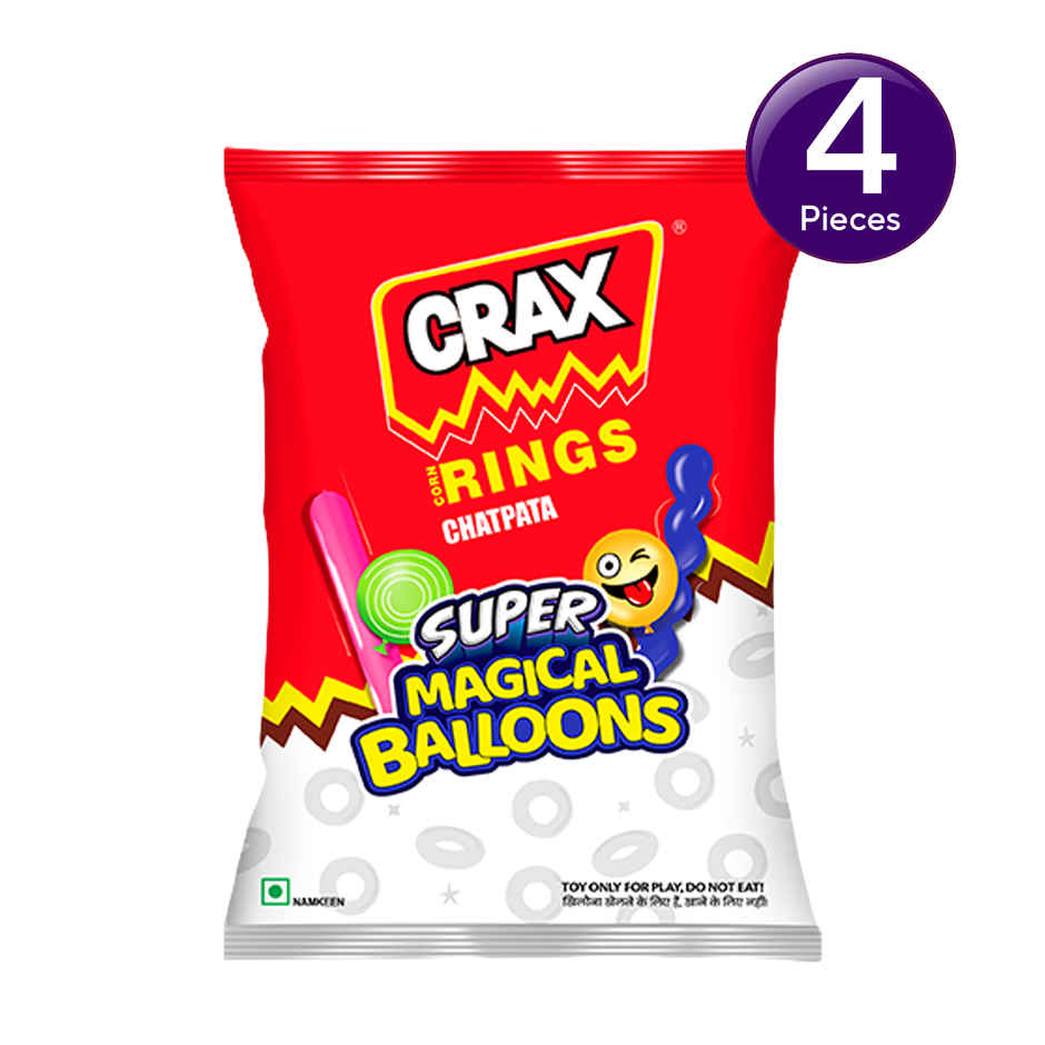 Crax Corn Rings Chatpata Masala Puff Snacks Combo  