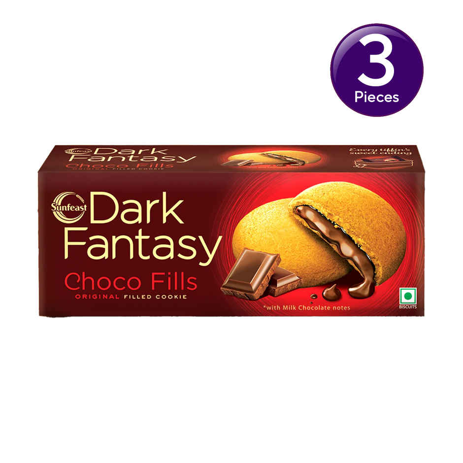 Sunfeast Dark Fantasy Choco Centre Fills | Preservative-free Combo