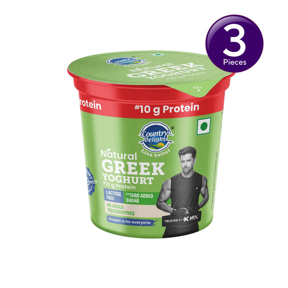 Country Delight 10g Protein Natural Greek Yogurt Combo 