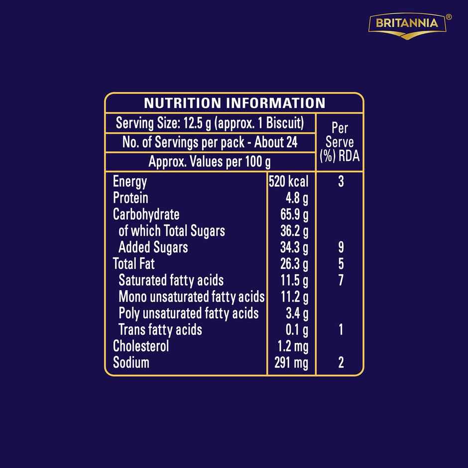 Britannia Pure Magic Chocolush Choco Filled Cookie