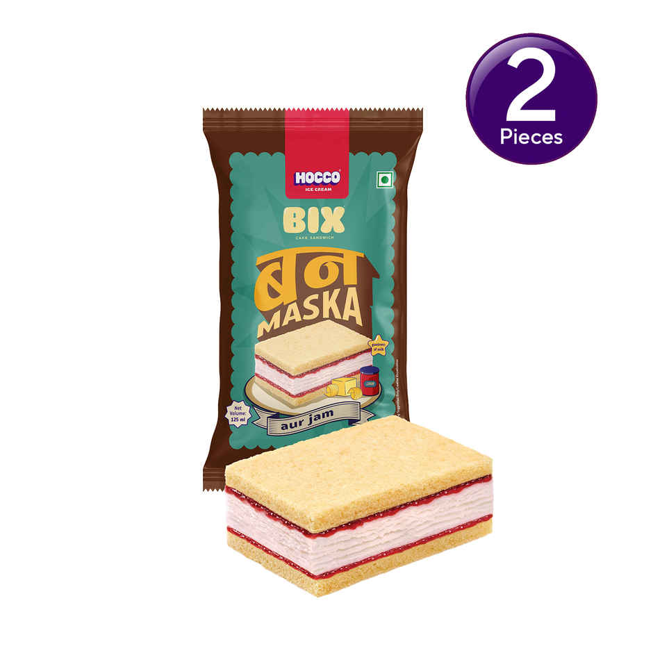 Hocco Bix Bun Maska Ice Cream Sandwich Combo