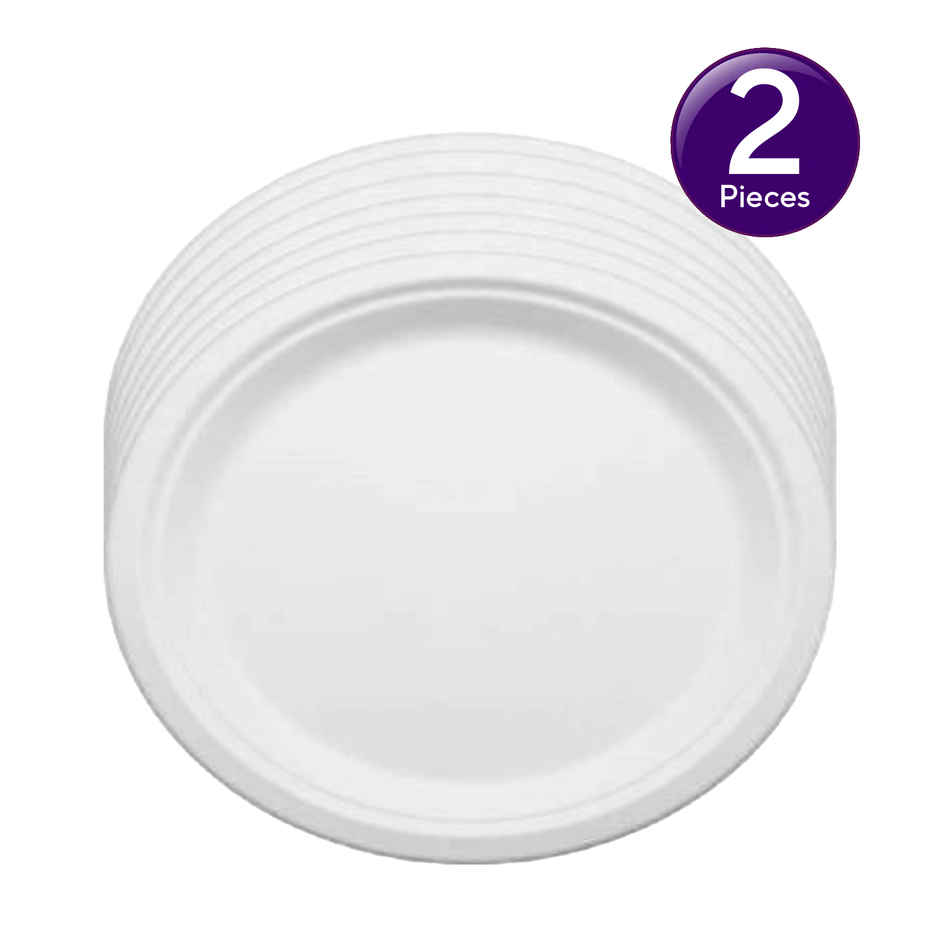 Round Disposable Plate | 10 inch | Naturepac Combo