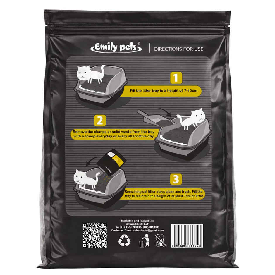 Emily Pets Premium Bentonite Cat Litter | Lemon
