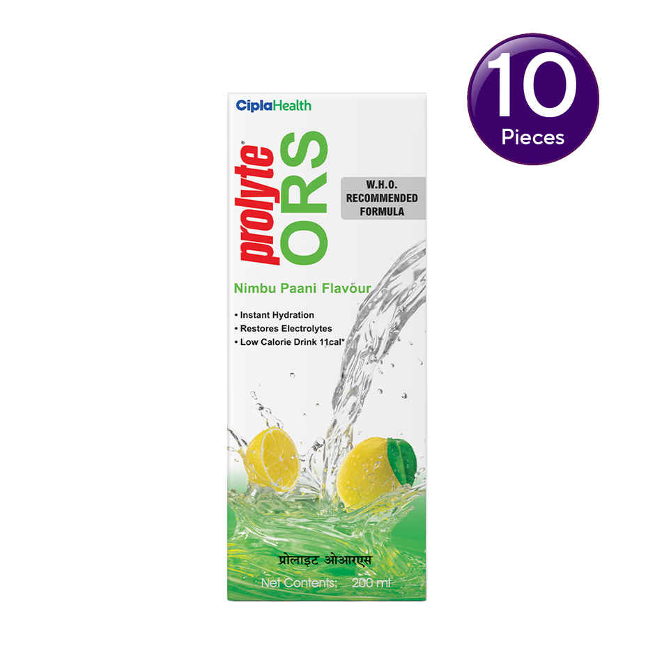 Cipla Prolyte ORS | Nimbu Paani Flavour Combo