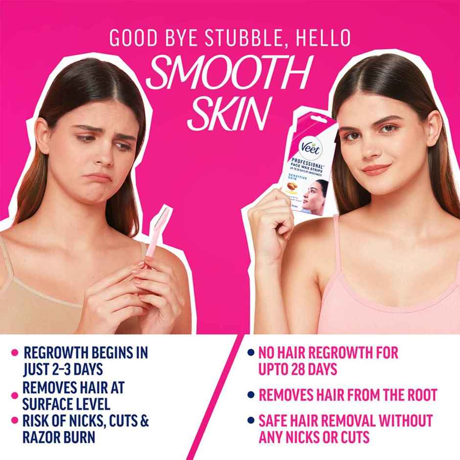 Veet Professional Face Wax Strips