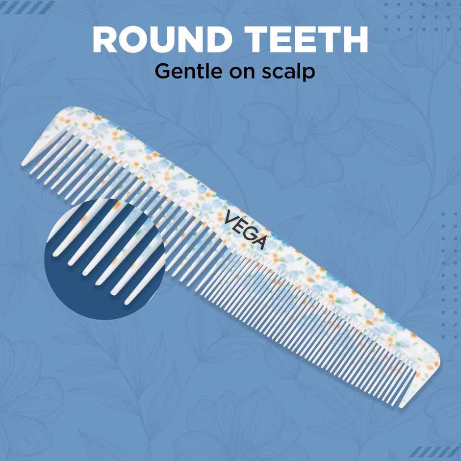 VEGA Tulip Grooming Hair Comb For Men And Women-Large | Dc-1279
