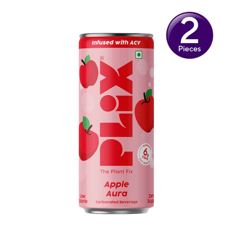 Plix The Plant Fix ACV RTD Beverage Apple Aura Flavour Combo 