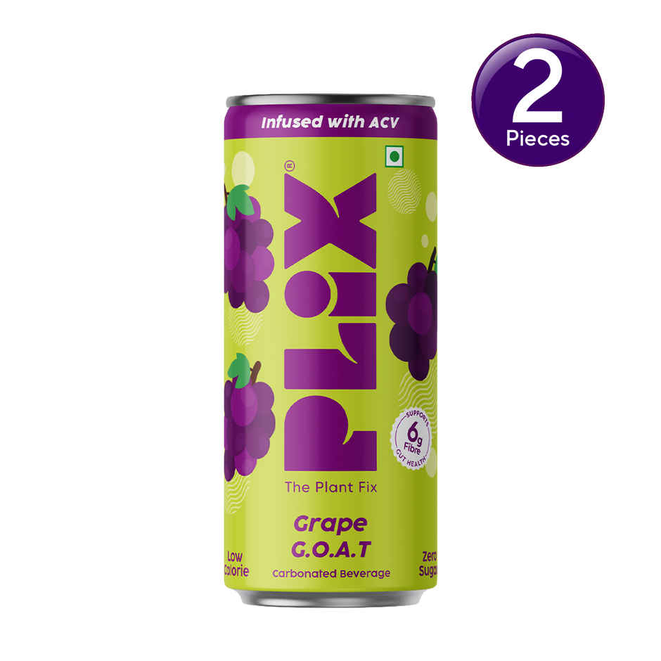 Plix The Plant Fix ACV RTD Grape G.O.A.T Flavour Combo