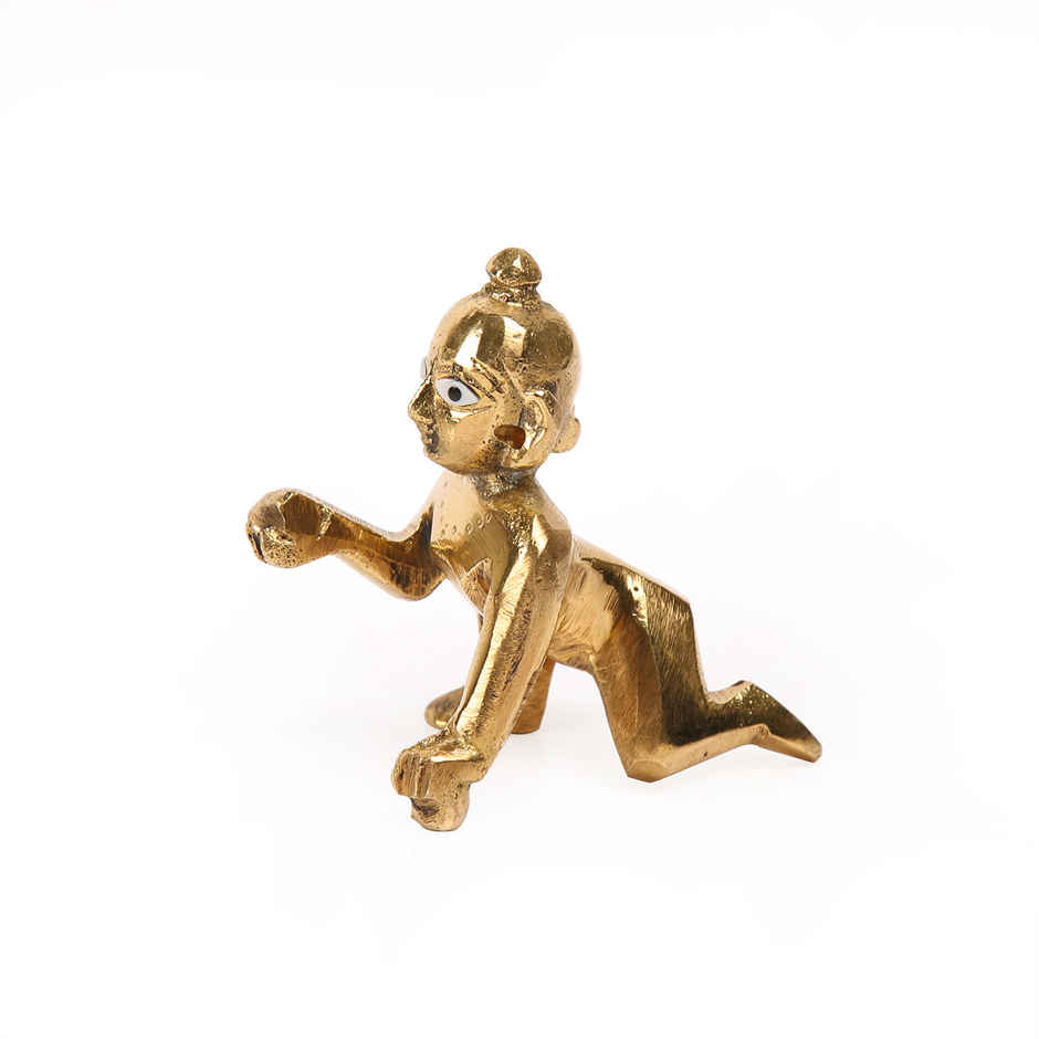 Laddoo Gopal Idol | Size 2 | 3.15 Inch | Pichai