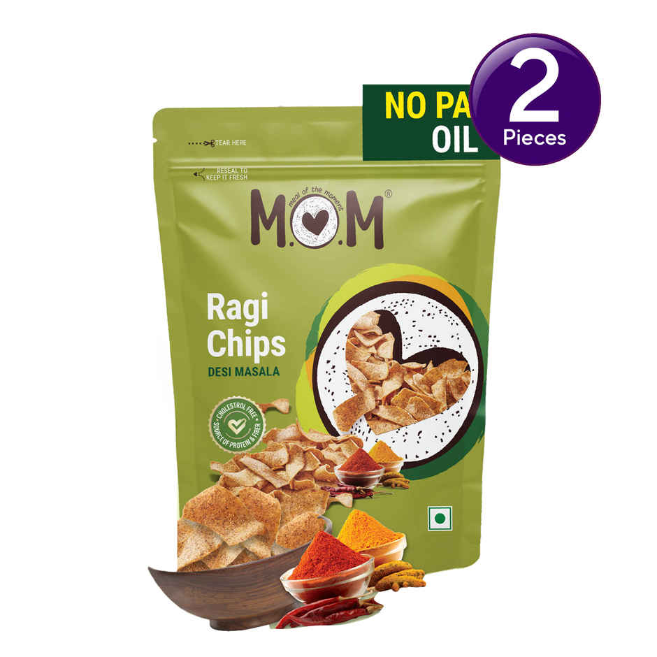 MOM Desi Masala Ragi Chips | No Palm Oil Combo