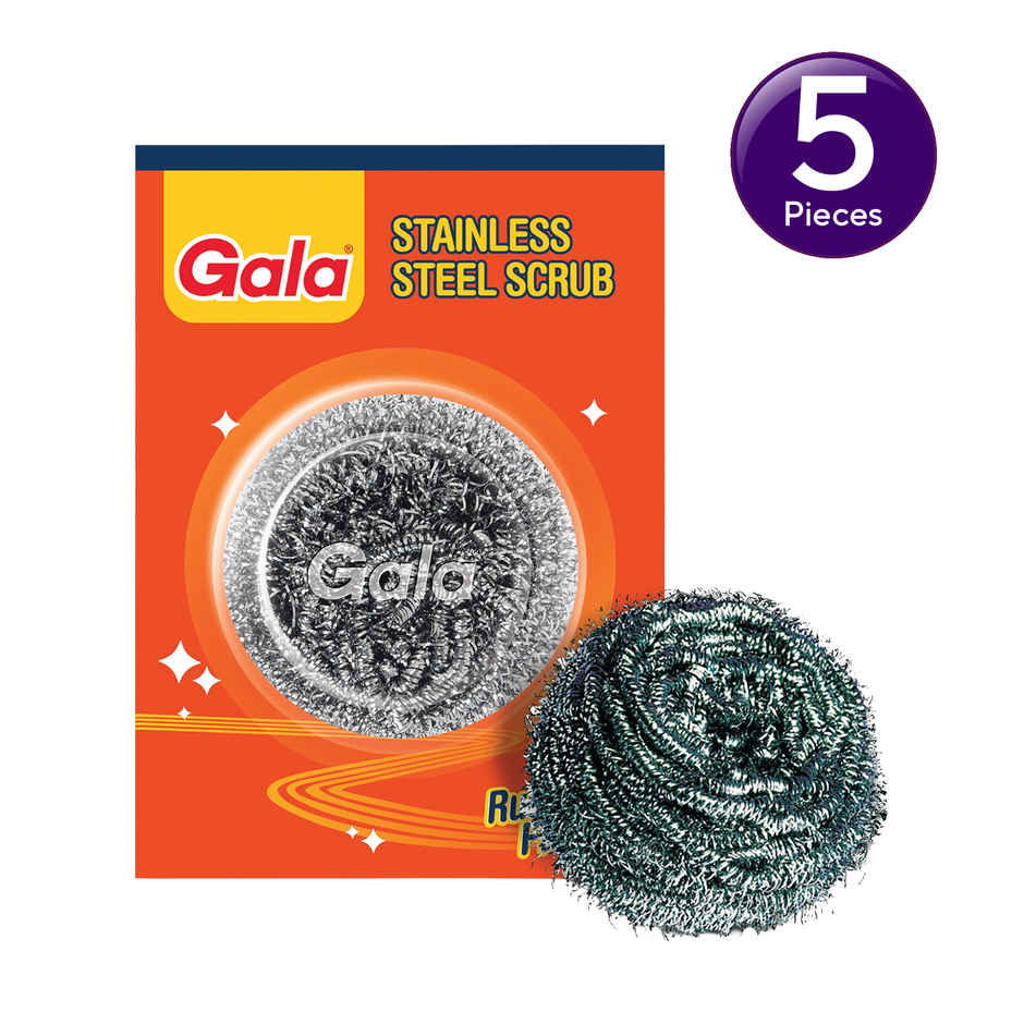 Gala Swash Card Utensil Scrubber Cleaner Stainless Steel Combo