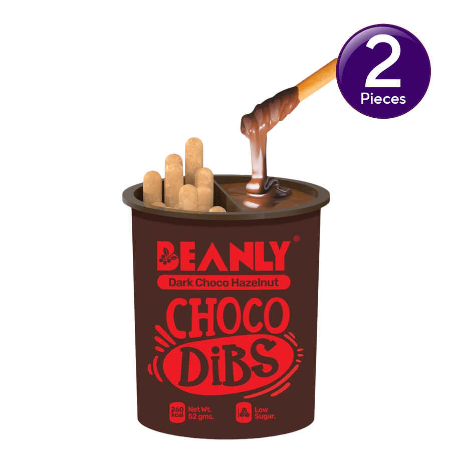 Beanly Dark Choco Hazelnut Spread with Breadsticks Combo