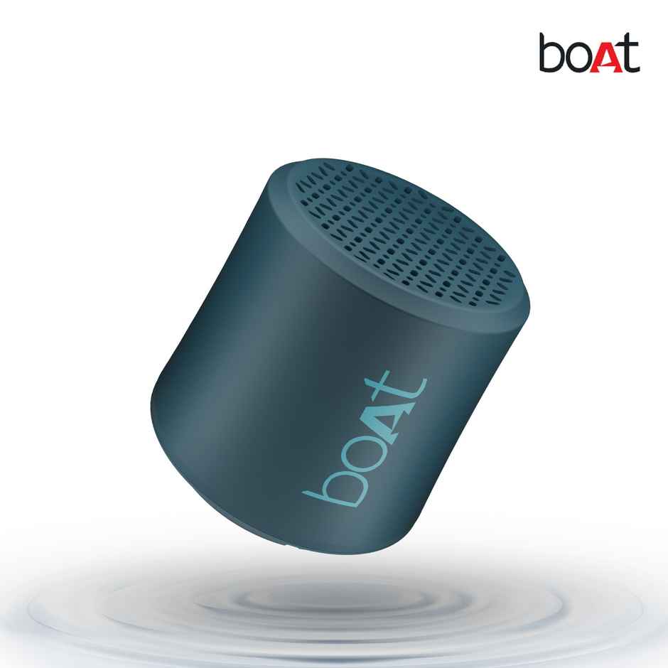 boAt Stone Uno, 3W Bluetooth Speaker Signature Sound, 6HRS Battery, TWS Feature, Bluetooth v5.4 & Type-C Interface, Bluetooth Speaker, Wireless Speaker, Portable Speaker - Tropical Blue