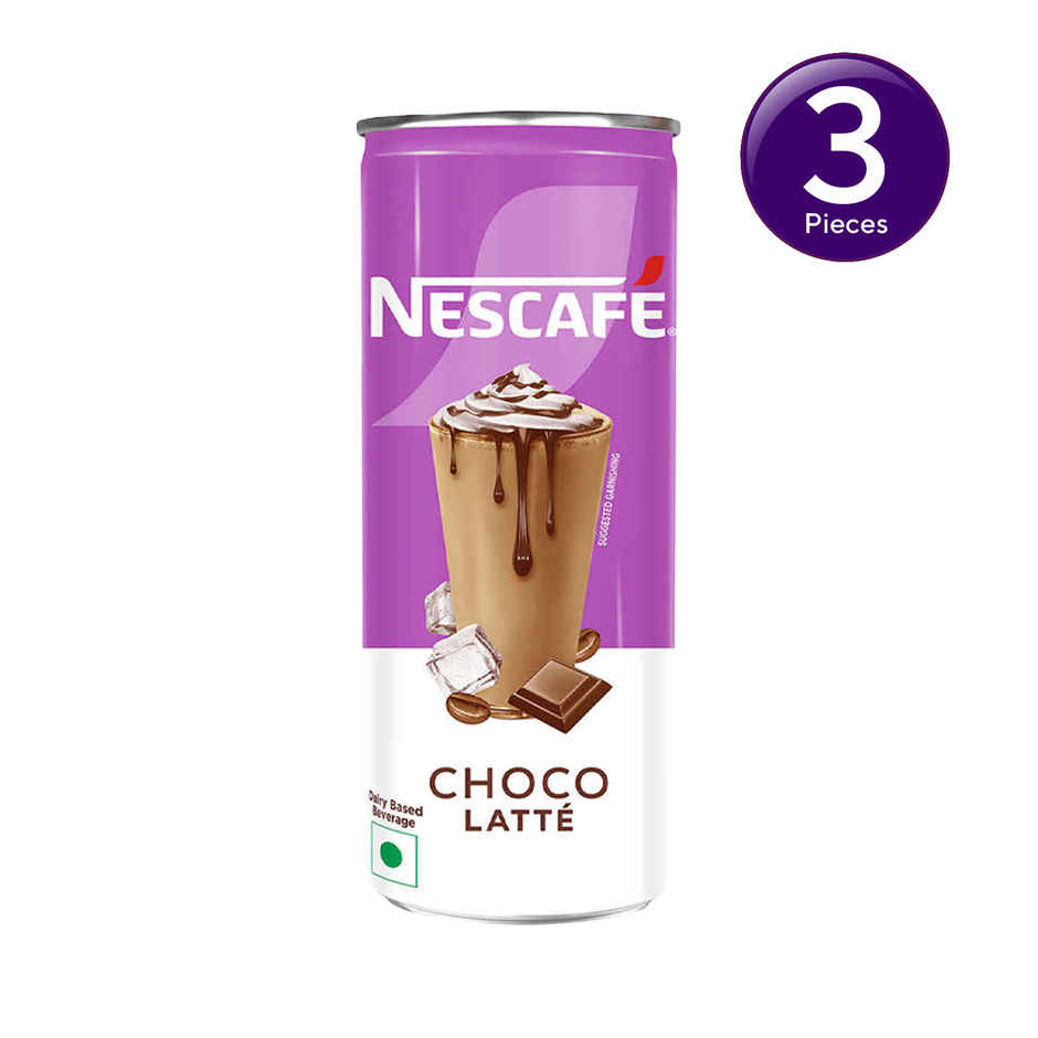 Nescafe Cafe Style Choco Latte Cold Coffee Combo 