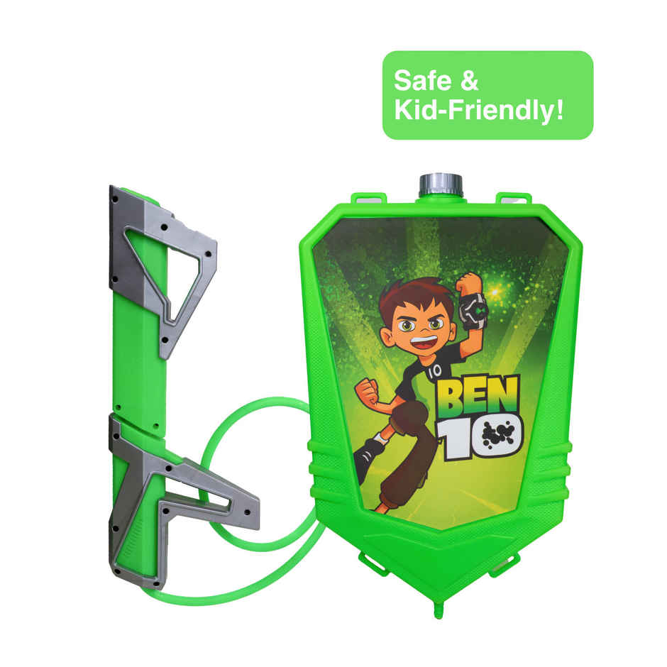 Ben 10 Holi Water Tank Pichkari | Tomuncle