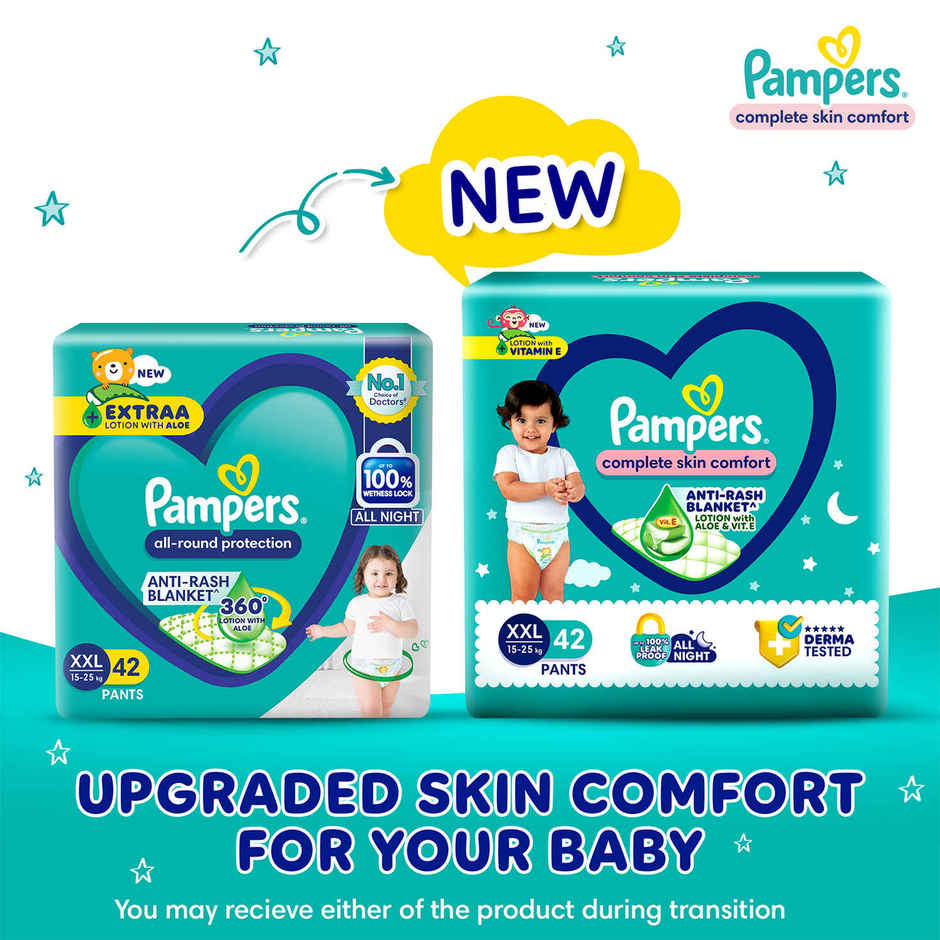 Pampers All Round Protection Baby Diapers | Pant Style | 2XL | 42 pcs