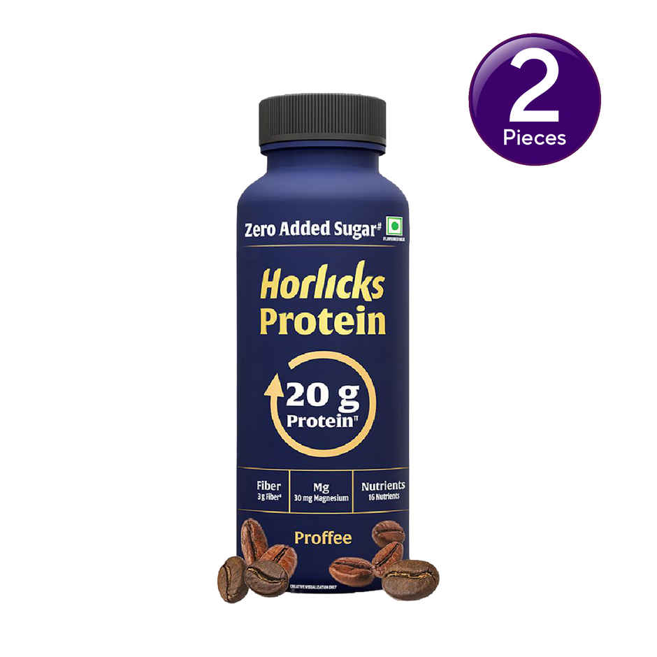 Horlicks Protein Milkshake, With 20g Protein Proffee Flavour | Combo