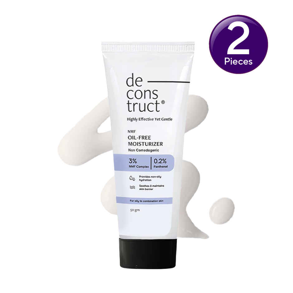 Deconstruct Oil-Free Moisturizer | Lightweight, Non-Sticky, Non-Comedogenic | For Oily Skin Combo