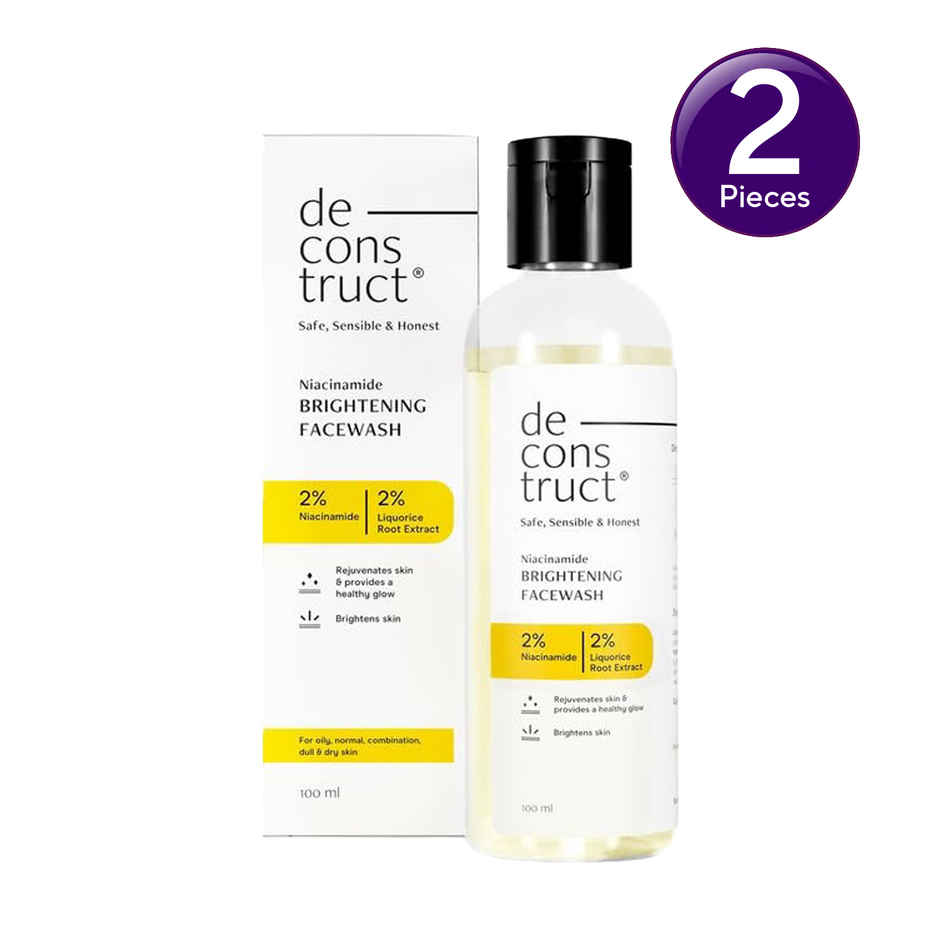Deconstruct Vitamin C Brightening Face Wash | 0.5% Vitamin C + 2% Niacinamide Combo