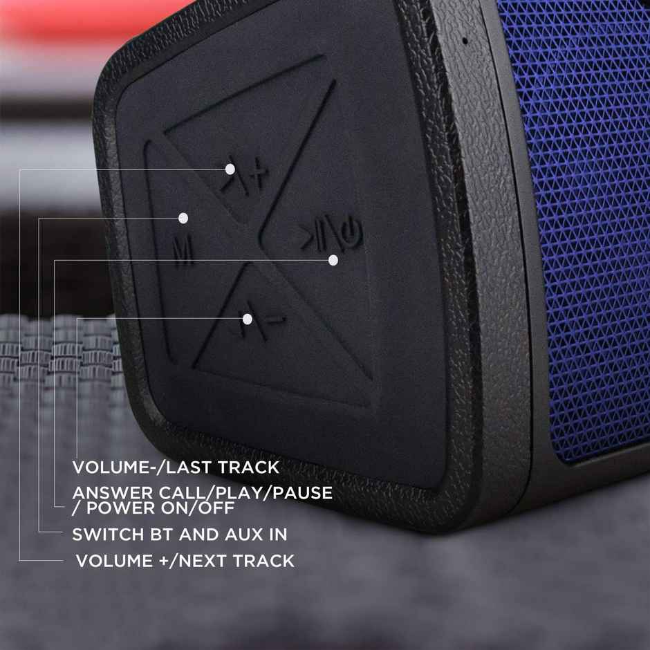 boAt Stone 1010 14W Bluetooth Speaker with 8 Hours Playback, Bluetooth v5.0 & IPX5 (Navy Blue)