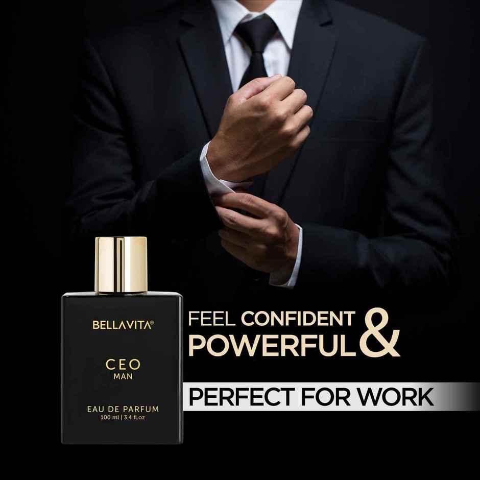 Bella Vita Organic Ceo Man Eau De Parfum For Men Long-Lasting Hints Of Lemon And Sugar Combo