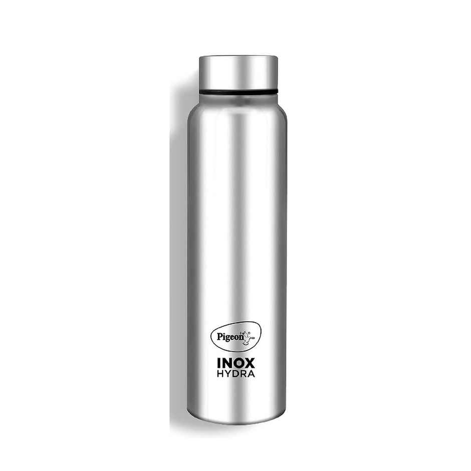Pigeon Stainless Steel Inox Hydra Plus Water Bottle | Silver | 900 ml